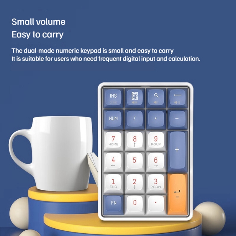 Aigo A18 Keypad: Top-down view of the 22-key layout, showing all 22 keys including INS, NUM, FN, and numeric keys.